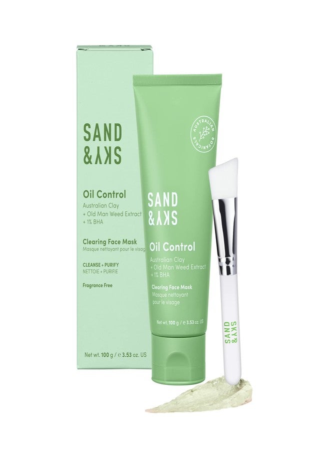 Sand & Sky Oil Control Blemish Clearing Clay Face Mask with Salicylic Acid & Niacinamide - Blemish Fighting Mask, Minimizes Redness, Tightens Pores - Image 3